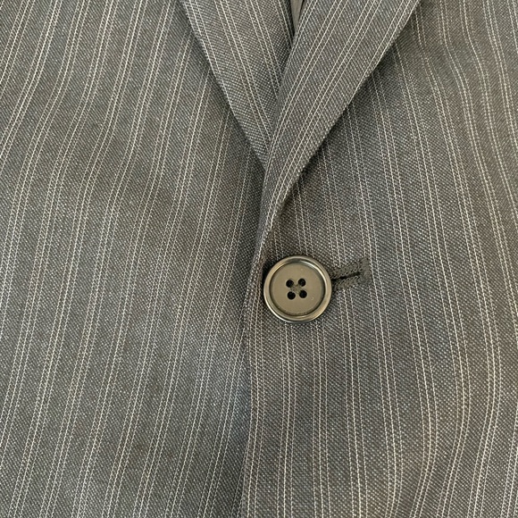 DANIEL CREMIEUX COLLECTION x Loro Piana Wool Suit in Heather Navy Size 42 L - Picture 4 of 14